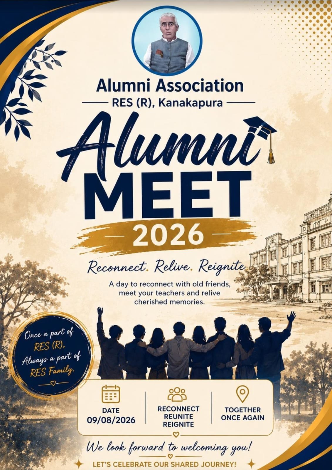 RES Alumni Meet 2026 Poster